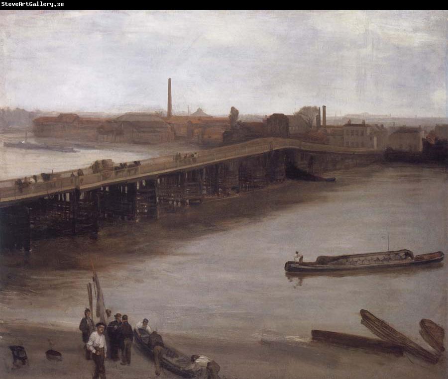 James Mcneill Whistler Brown and Silver Old Battersea Bridge